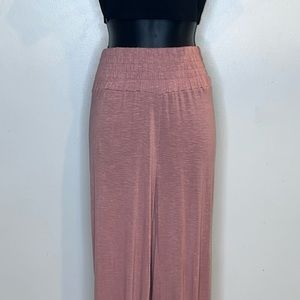 Rose pink dressy jogger pants